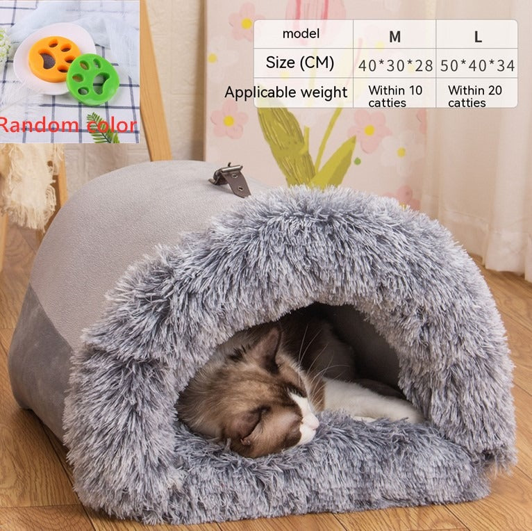 Portable Warm Pet Nest for Autumn & Winter