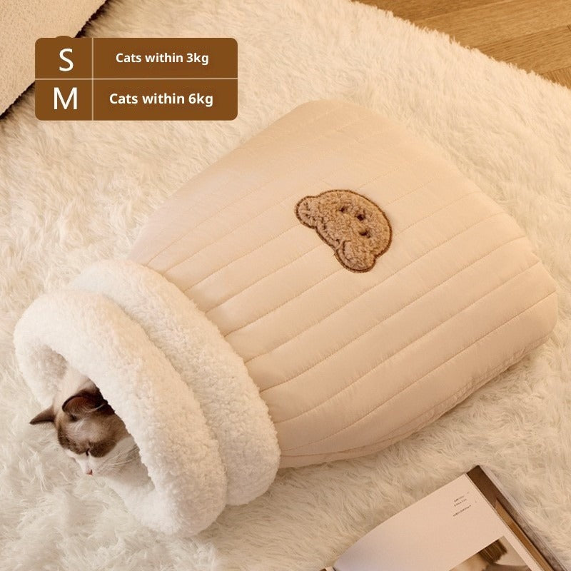Personalized Warm Cat Bed Sleeping Bag