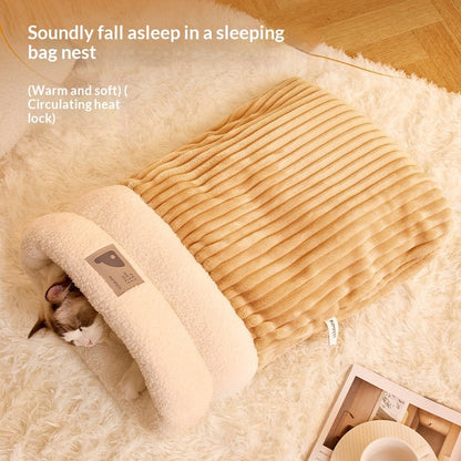 Personalized Warm Cat Bed Sleeping Bag