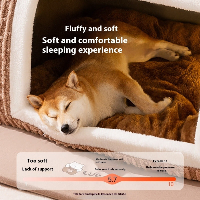 Small Dog Bear Arc Pet Bed