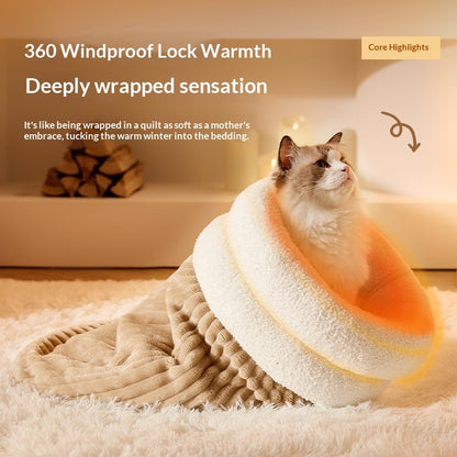 Personalized Warm Cat Bed Sleeping Bag