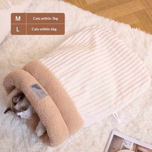 Personalized Warm Cat Bed Sleeping Bag