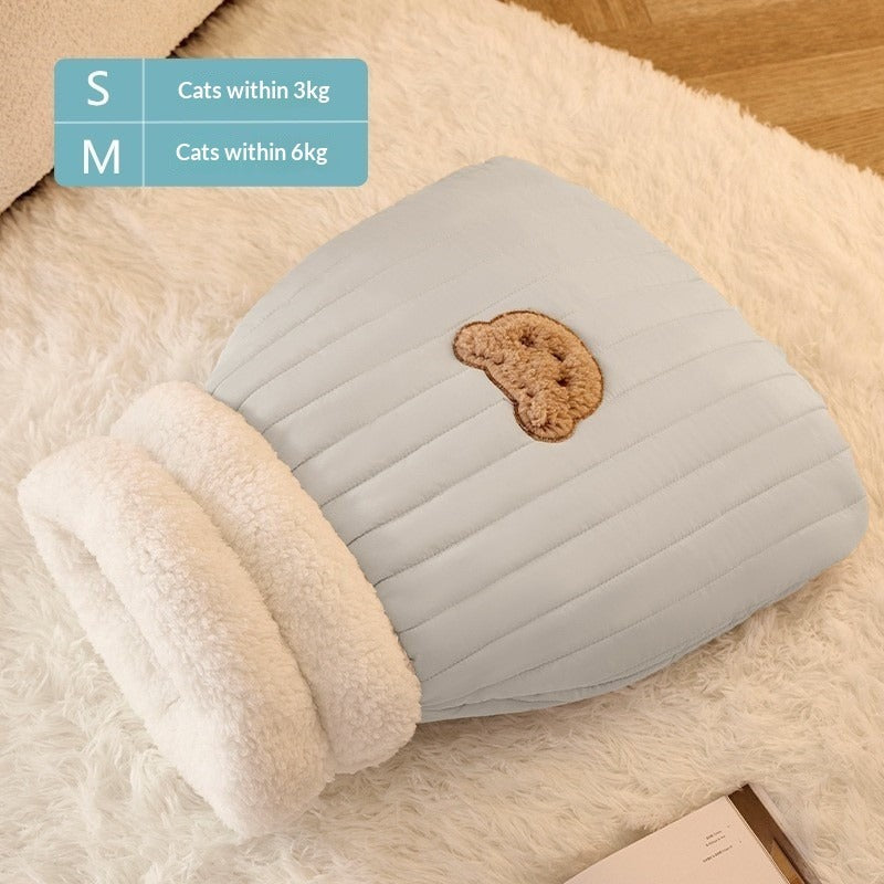Personalized Warm Cat Bed Sleeping Bag