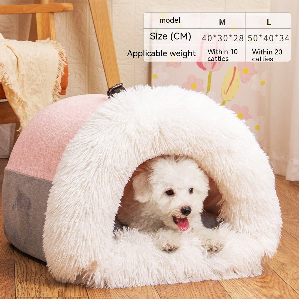 Portable Warm Pet Nest for Autumn & Winter