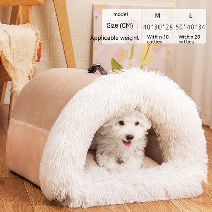 Portable Warm Pet Nest for Autumn & Winter