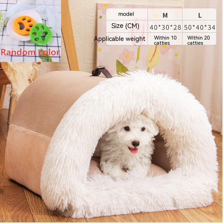 Portable Warm Pet Nest for Autumn & Winter
