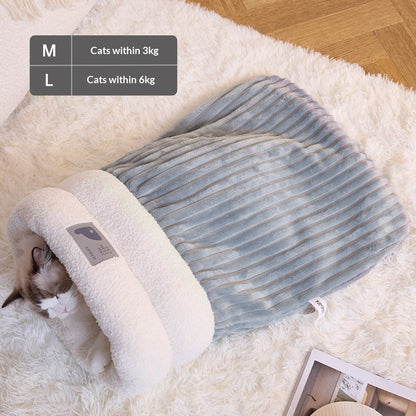 Personalized Warm Cat Bed Sleeping Bag