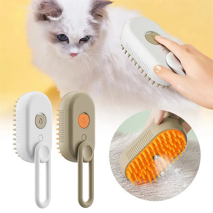 3-in-1 Steam Pet Brush