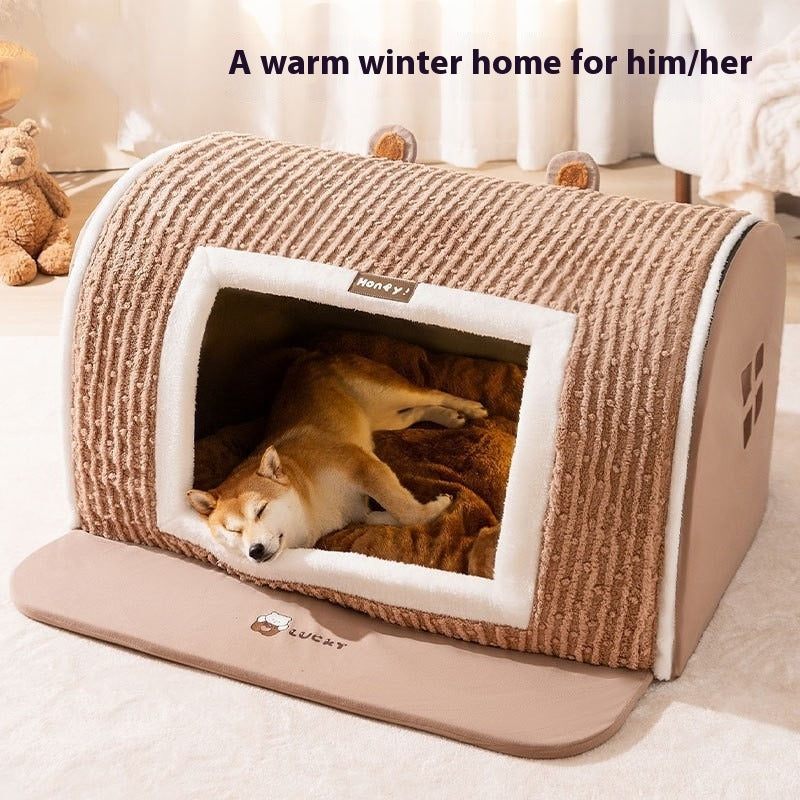Small Dog Bear Arc Pet Bed