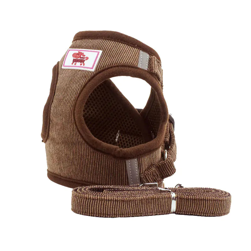 Dog Harness with Chain Attachment