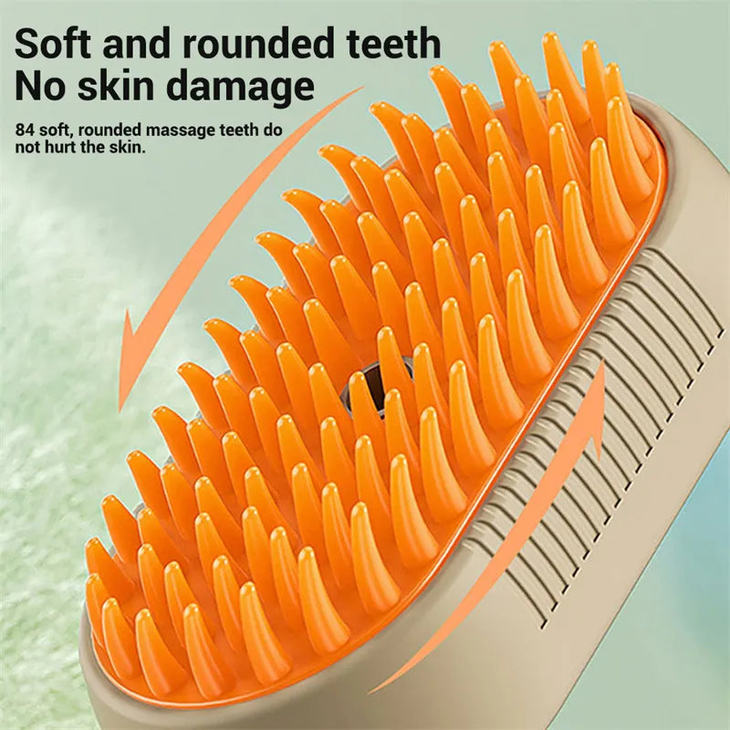 3-in-1 Steam Pet Brush